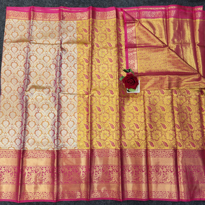 1 Gram Gold Zari mix pattu sarees 😍