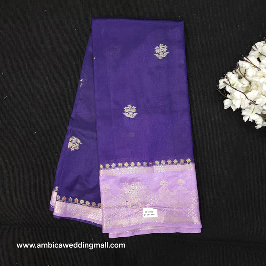 Raw Mango Banaras Pattu Sarees