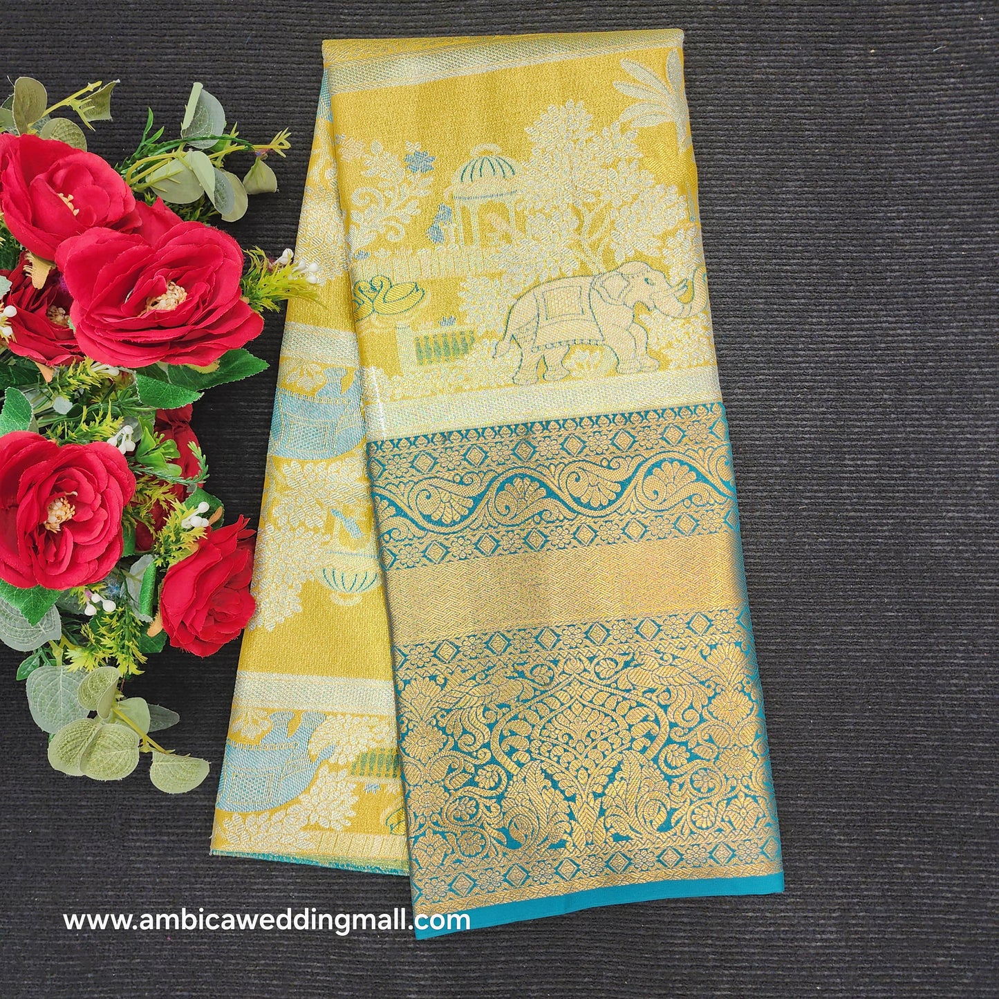 Buy Stunning Kanchi pattu mix Lehenga [5 To 8 Years]