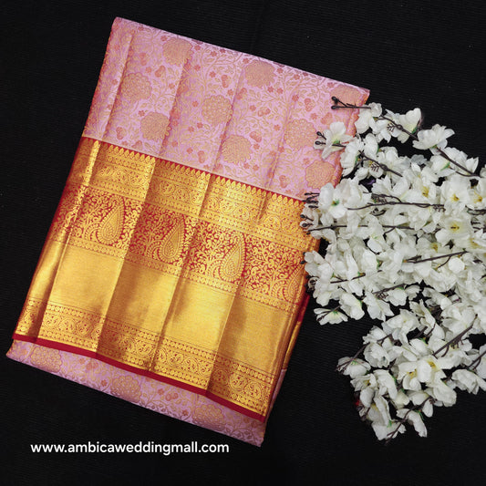 Pure Resham Bridal Kanchi Pattu Handloom Saree