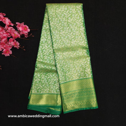 ✨️Semi Kanchi Pattu One Gram Gold Saree💫