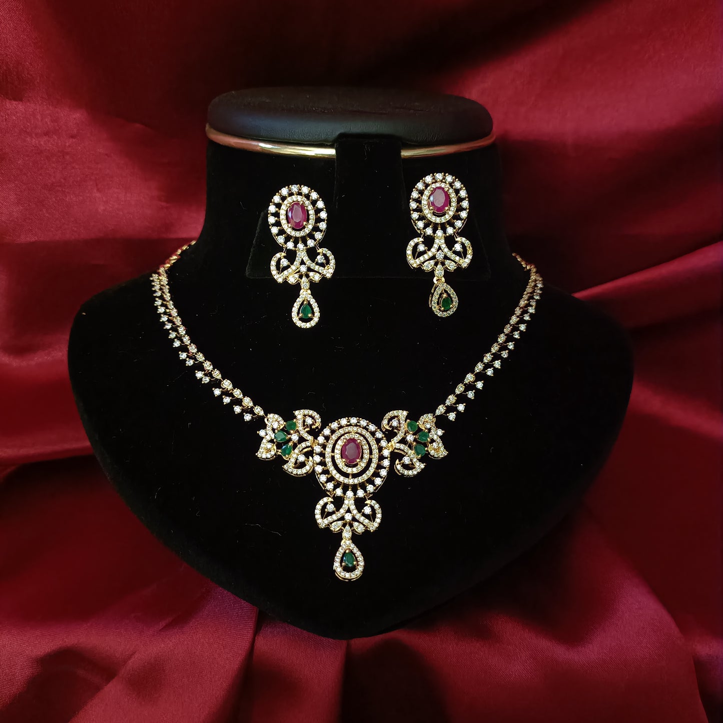 Elegant CZ Short Necklace