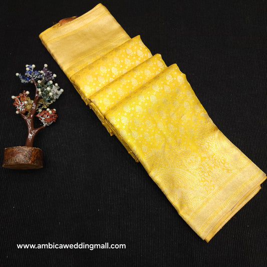 Pure tissue Bridal Kanchi Pattu Handloom Saree