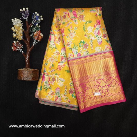 Kanchi Pattu Mix Lehengas [2 to 5 Years]
