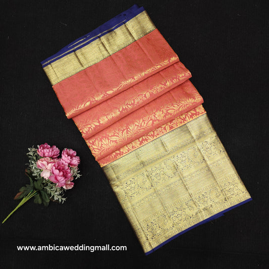 Handloom Pure Resham German Kanchi Pattu Saree
