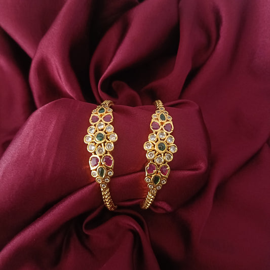 Beautiful Floral Kada Bangles