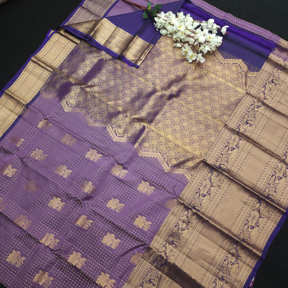 Kanchi Pattu Handloom Butta Light Weight Saree