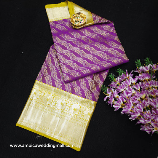 Pure Resham Bridal Kanchi Pattu Handloom Saree