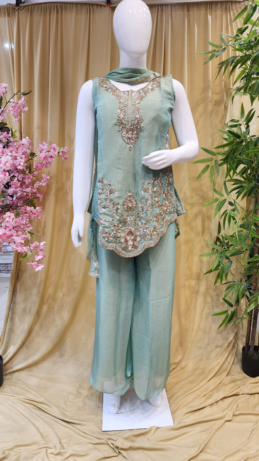 Fancy Sharara Dress [L Size]