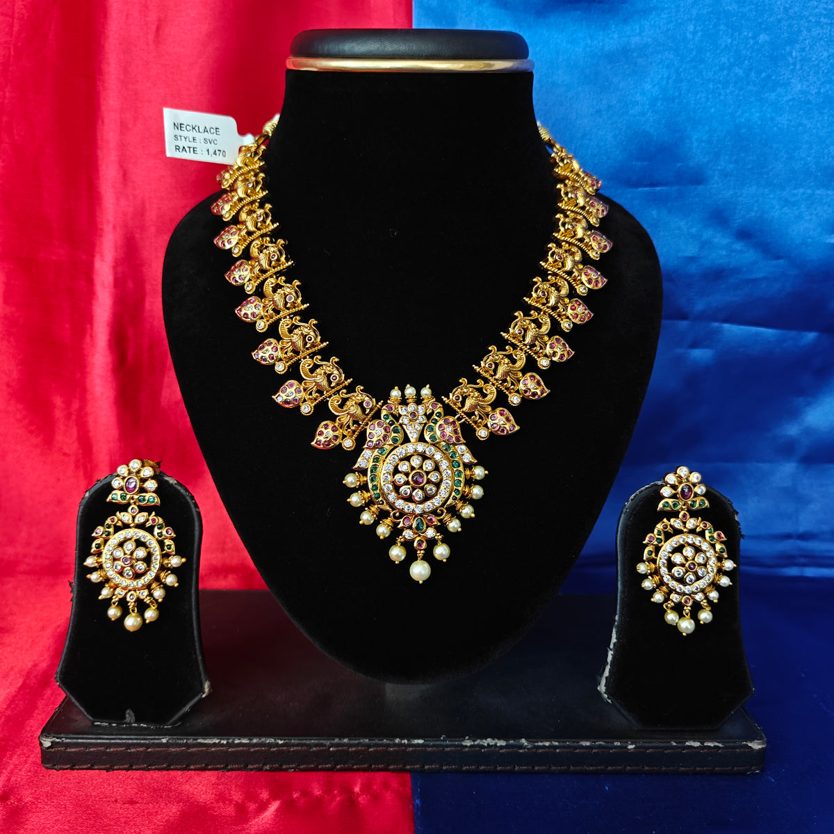 Beautiful Nakshi Short Necklace