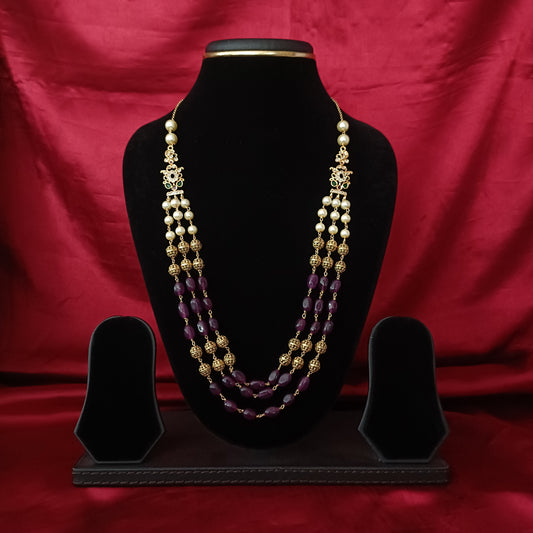 Beautiful Three Layered Beads Maala