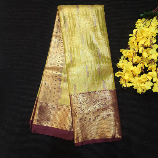 Semi Kanchi Pattu Tissue Sarees