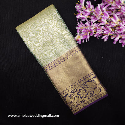 1 Gram Gold zari semi kanchi pattu saree✨️
