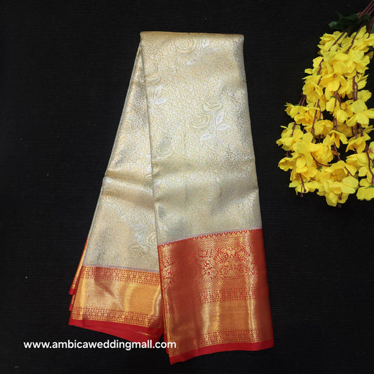 Semi Kanchi Pattu Tissue Sarees