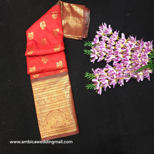 Venkatagiri Pattu mix Butta saree
