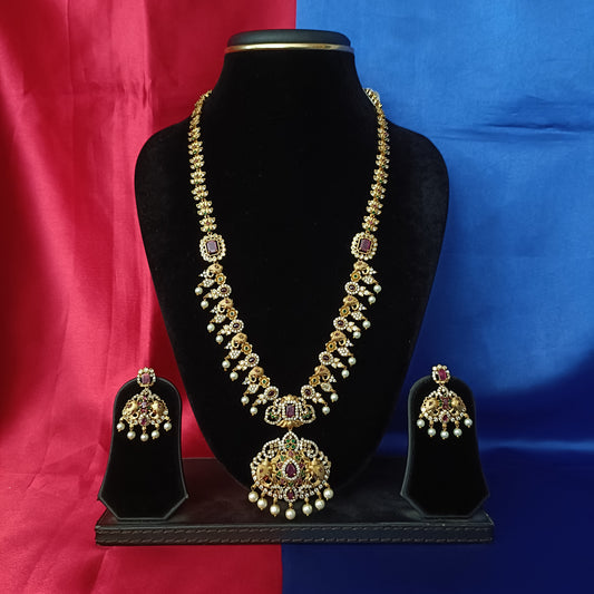 Beautiful Nakshi Long Necklace