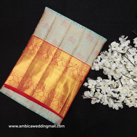 Pure Resham Bridal Kanchi Pattu Handloom Saree