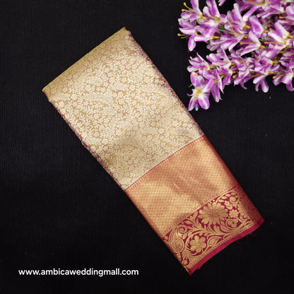 1 Gram Gold zari semi kanchi pattu saree✨️