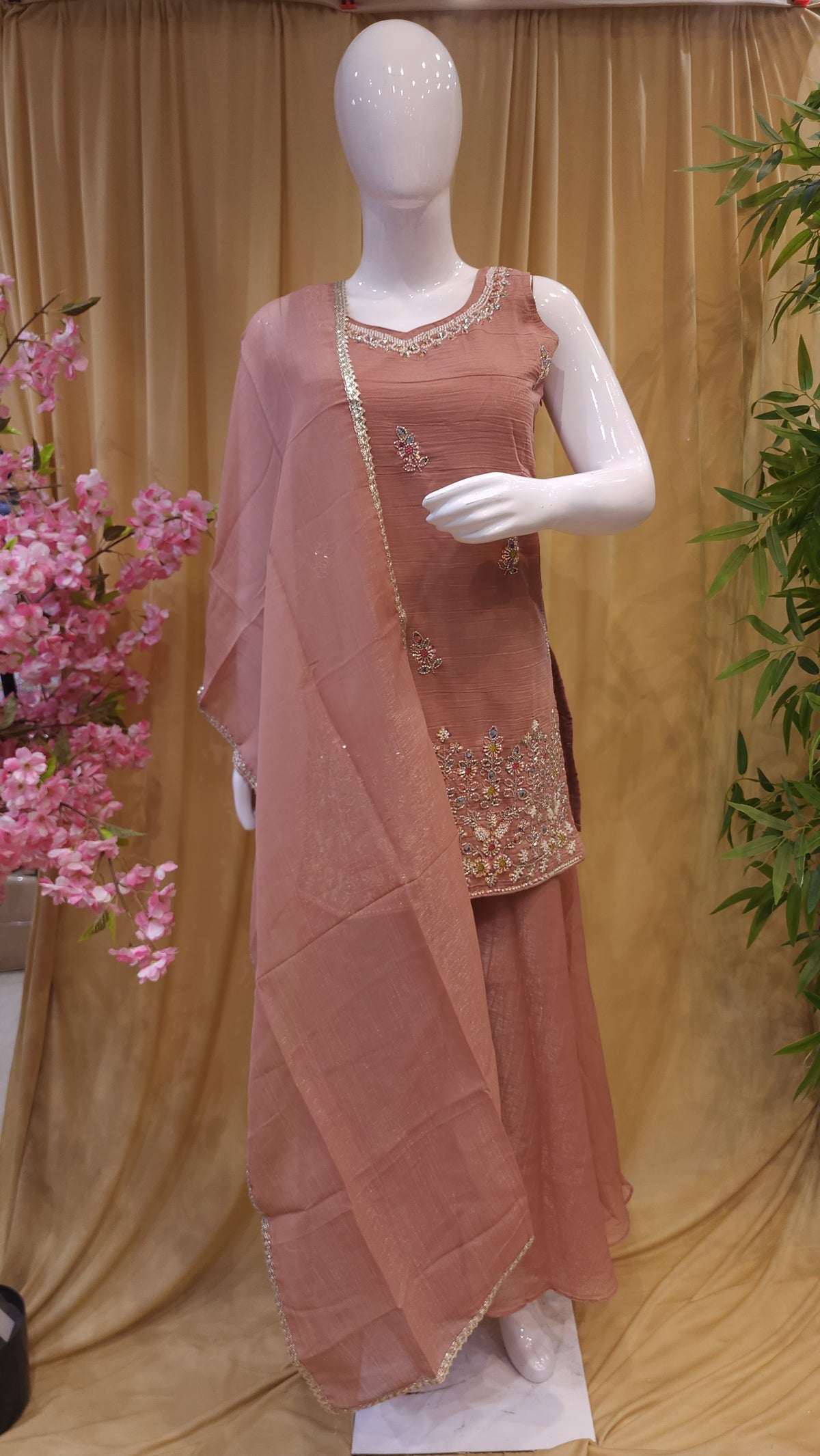 Fancy Sharara Dress [L Size]