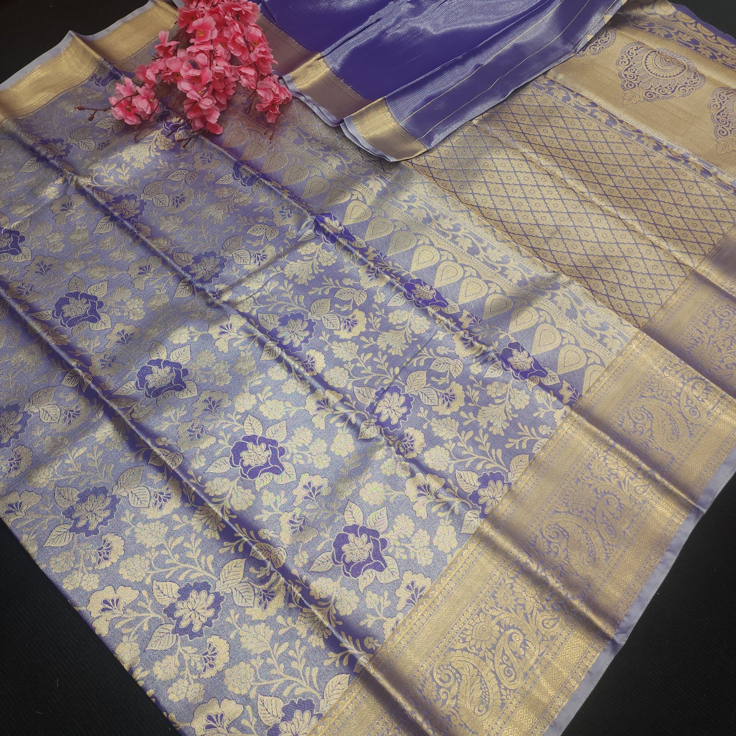 ✨️Semi Kanchi Pattu Pastel Sarees💫