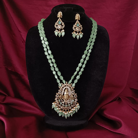 Beautiful Venkateshwara locket Beads Maala