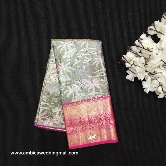 Kanchi Pattu Mix Lehengas [2 to 5 Years]