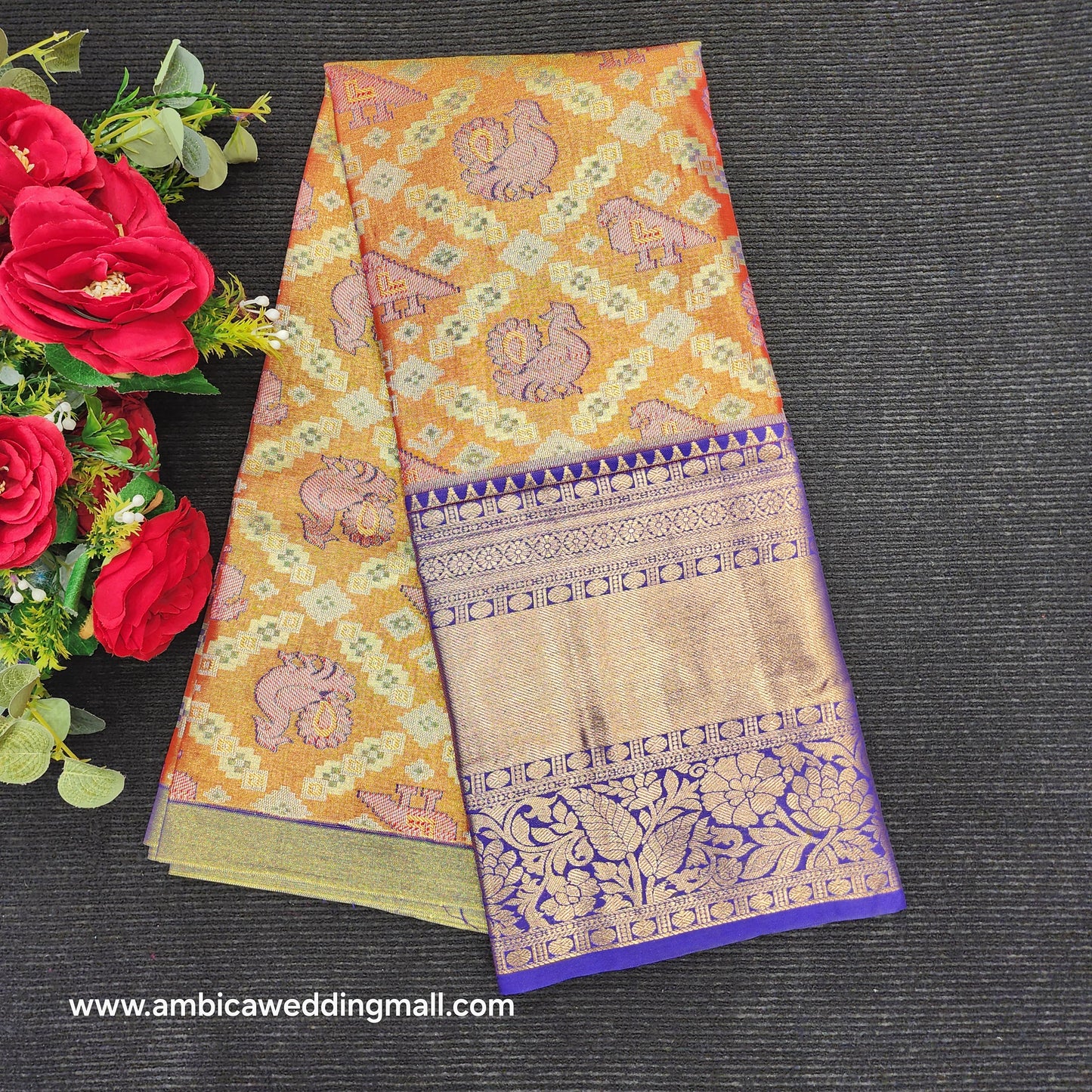 Buy Stunning Kanchi pattu mix Lehenga [5 To 8 Years]