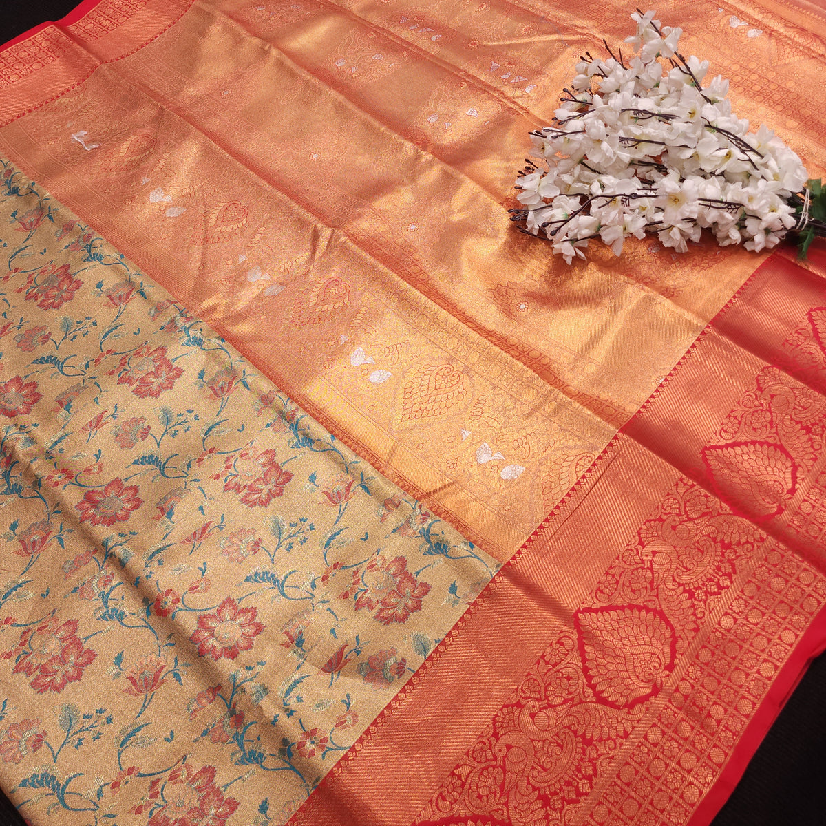 Semi Kanchi Pattu Saree ✨