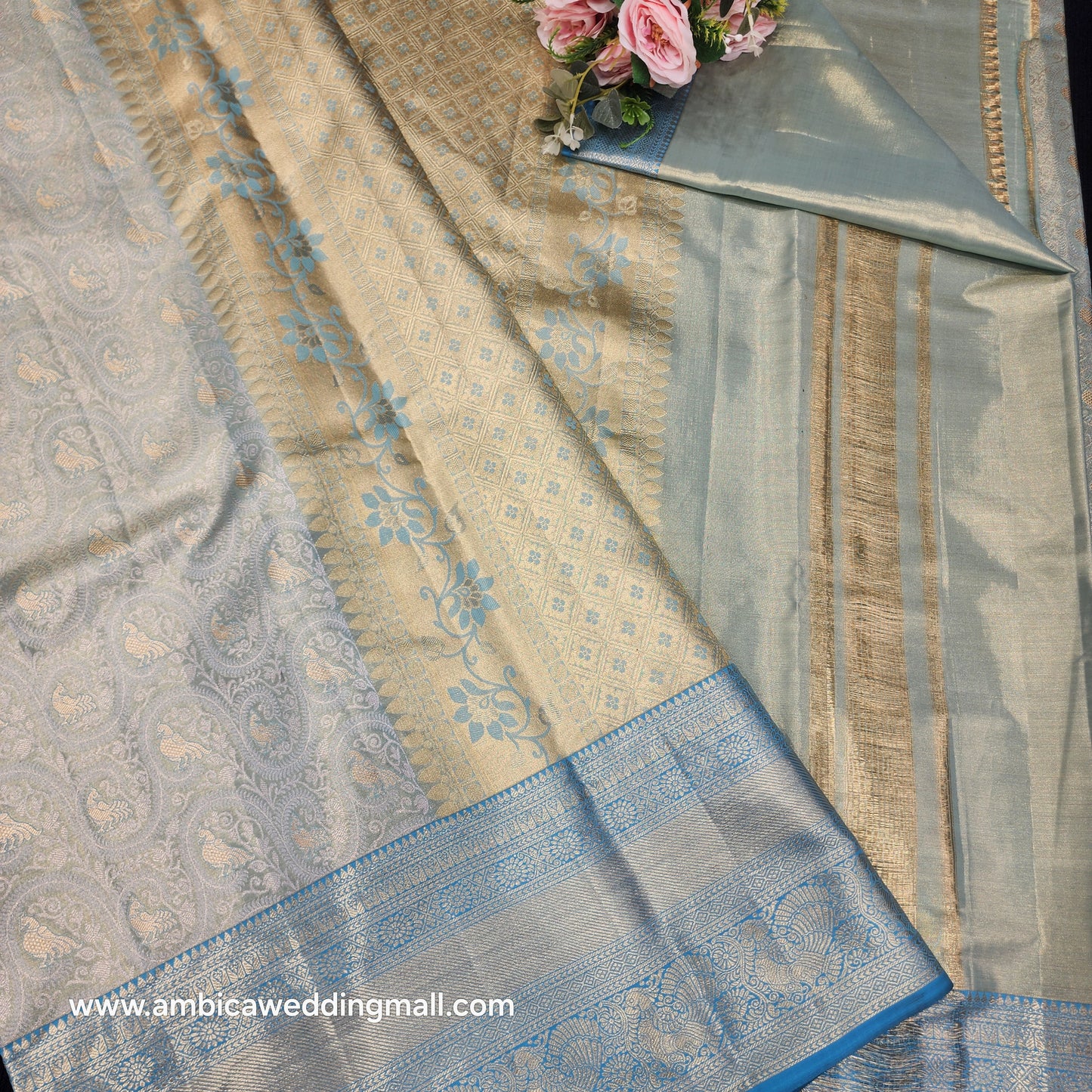 Pure Tissue Powerloom Bridal Kanchi Pattu Saree😍✨️