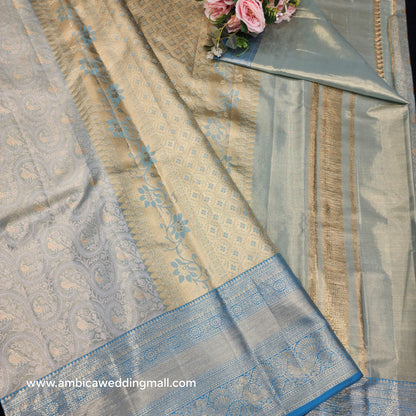 Pure Tissue Powerloom Bridal Kanchi Pattu Saree😍✨️