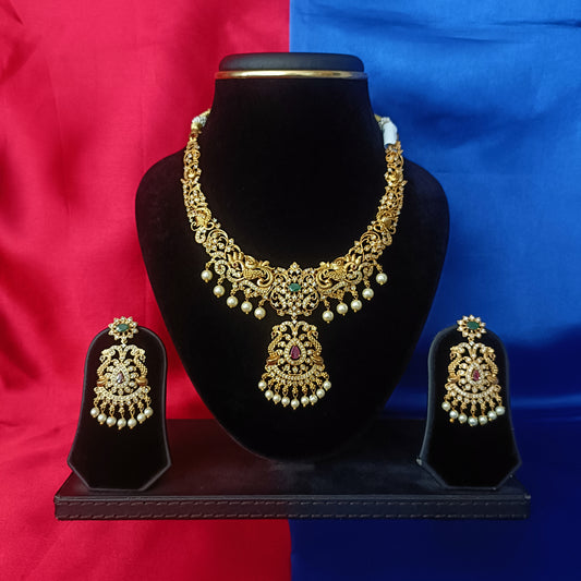 Beautiful Nakshi Short Necklace