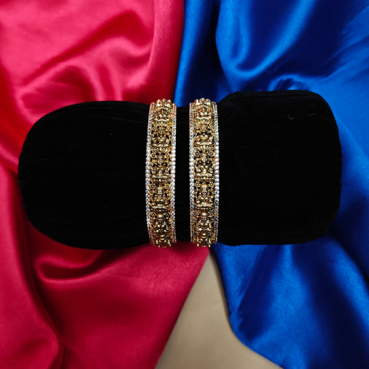 Beautiful Nakshi Bangle With Laxmi Idol