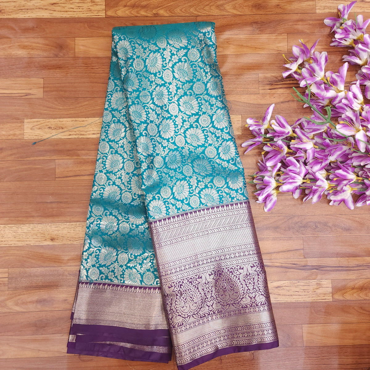 Semi Resham Kanchi Pattu Saree