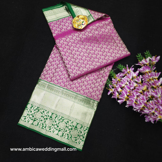Pure Resham Bridal Kanchi Pattu Handloom Saree