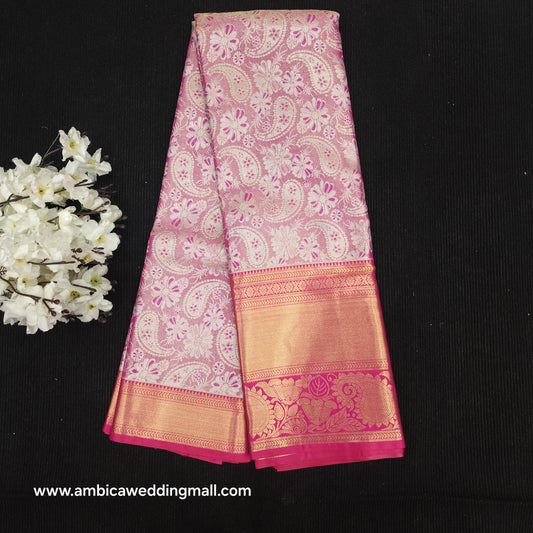 ✨️Kanchi pattu semi one gram gold saree✨️
