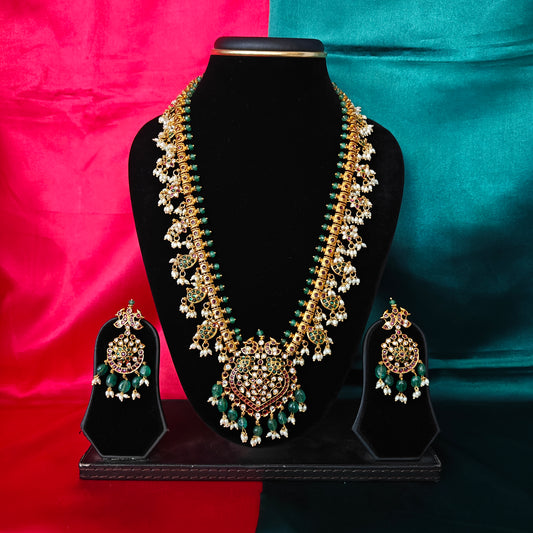 Beautiful Guttapusalu Long Necklace
