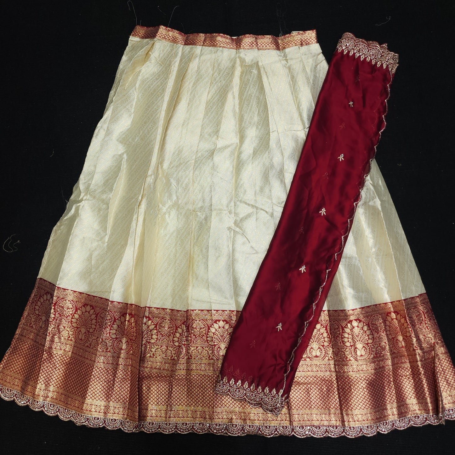 Banaras Fancy Half Saree