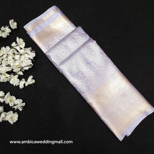 Semi Kanchi Pattu Pastel Sarees💫