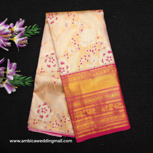 Buy Stunning Kanchi pattu mix Lehenga [2 To 5 Years]