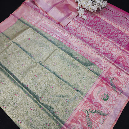 Skirt Border Kanchi Pattu Saree