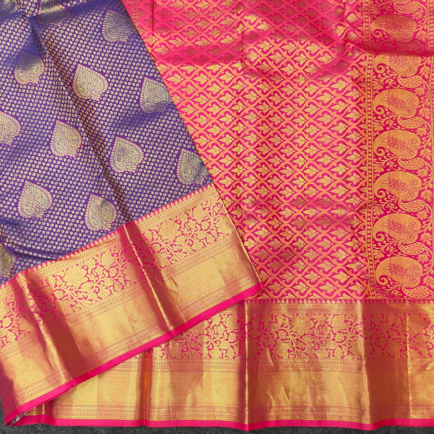 Kanchi Pattu Bridal Pure Zari Saree