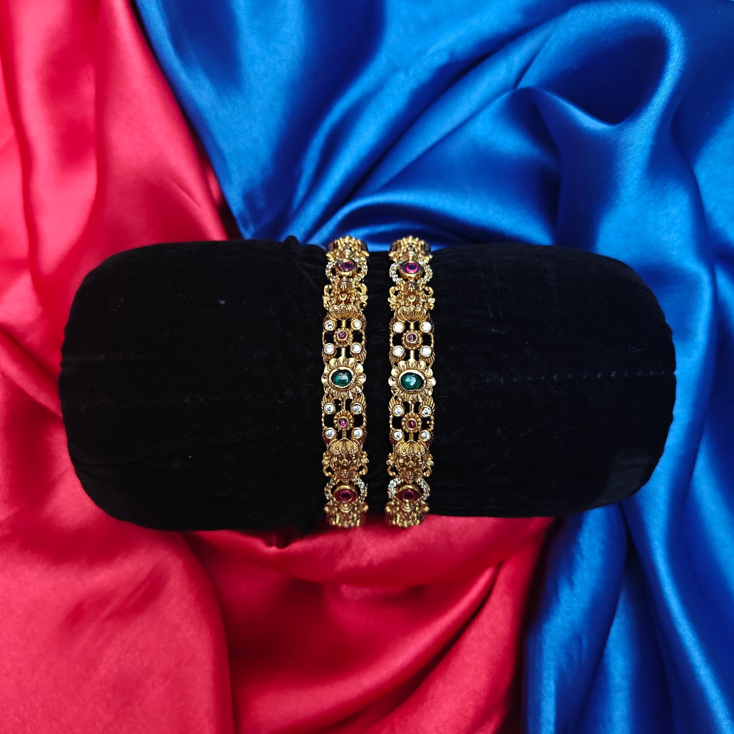 Beautiful Nakshi Bangle With Laxmi Idol - Ambica Wedding Mall