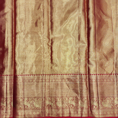 Pure tissue Bridal Kanchi Pattu Handloom Saree