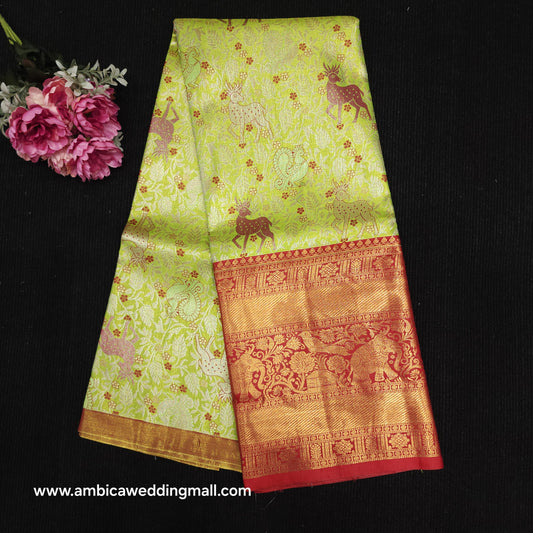 Kanchi Pattu Mix Lehengas [Free Size]