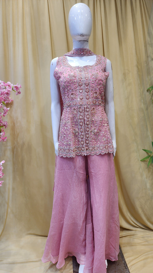 Fancy Sharara Dress [L Size]