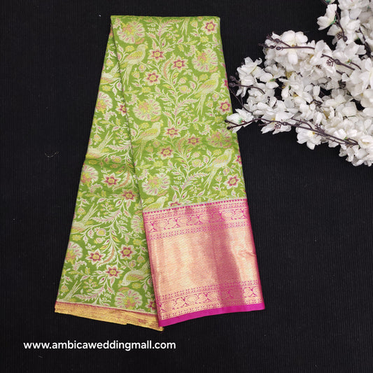 Kanchi Pattu Mix Lehengas [5 To 8 Years ]