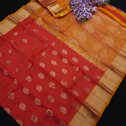 Handloom Kanchi Pattu Butta Light Weight Saree