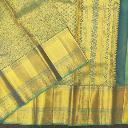 Kanchi Pattu Bridal Pure Zari Saree