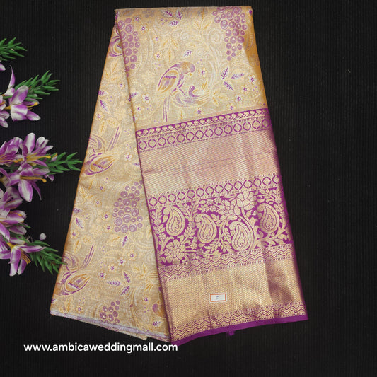 Buy Stunning Kanchi pattu mix Lehenga [5 To 8 Years]
