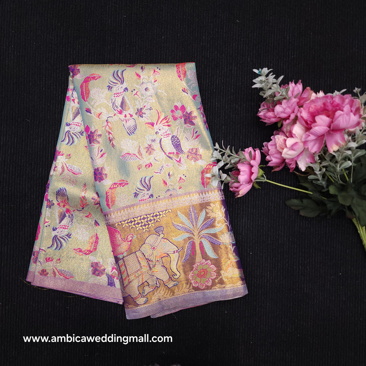 Kanchi Pattu Mix Lehengas [2 to 5 Years]